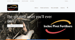 Desktop Screenshot of incitecpivotfertilisers.com.au